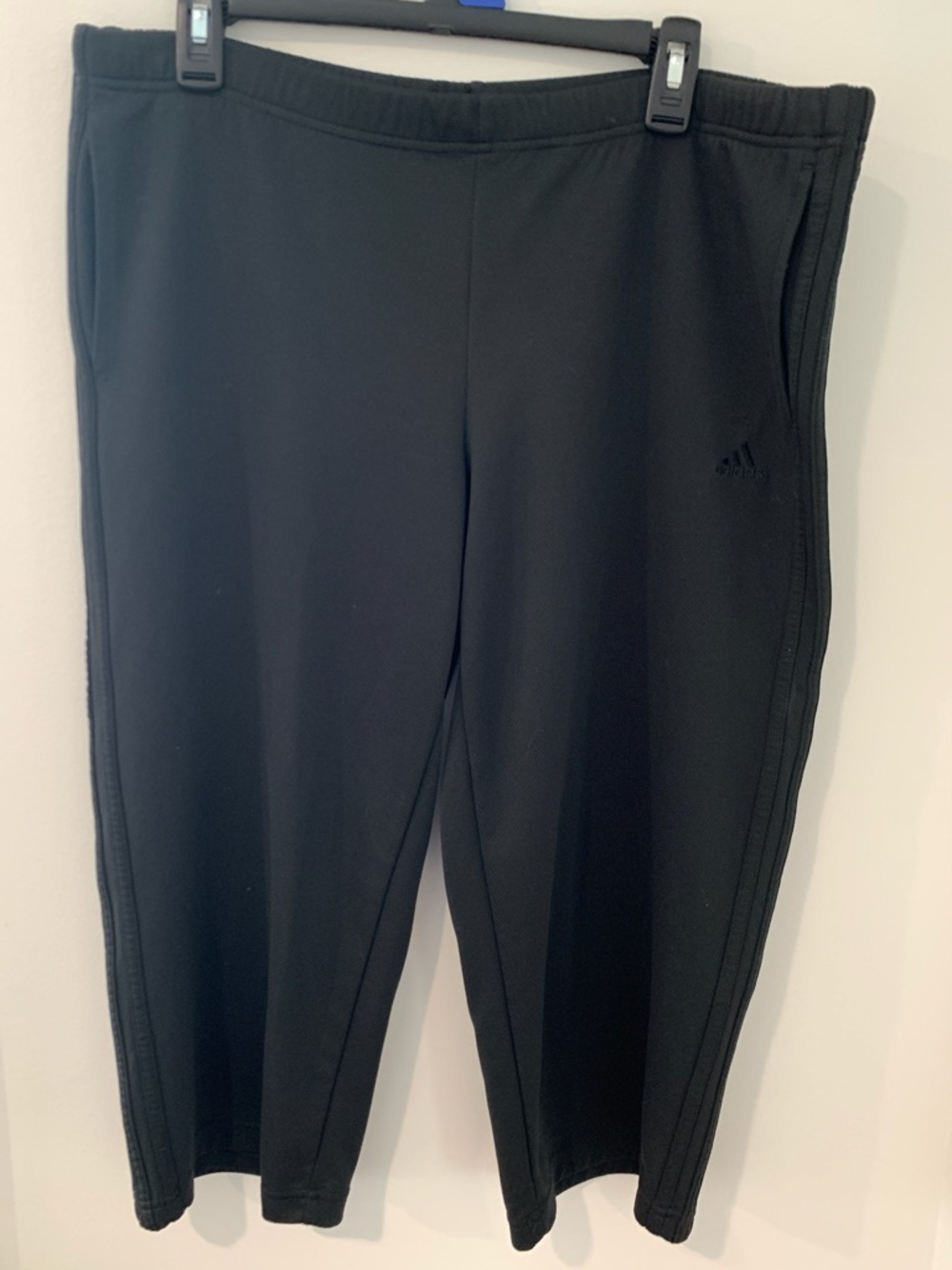 Adidas black long shorts or capri